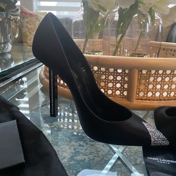 Authentic Saint Laurent Black Heels - Picture 4 of 5